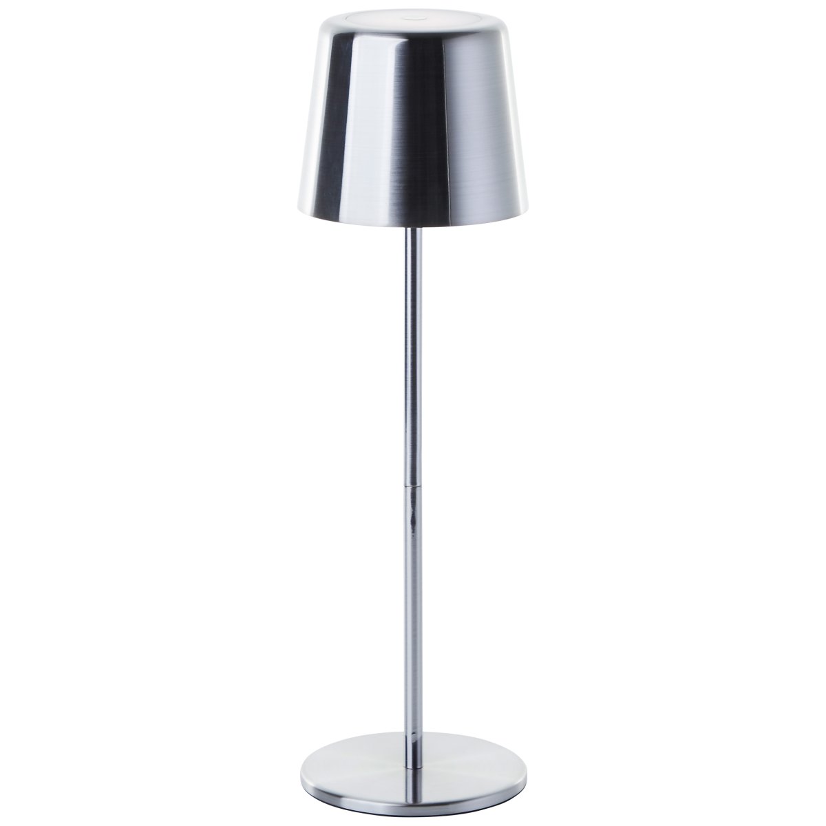 Xaana 37cm Nickel tragbare Von Brilliant - Mit der Touch-Dimmer-Funktion und der einstellbaren Farbtemperatur von Warmwei&szlig; bis Kaltwei&szlig; sorgt sie f&uuml;r eine angenehme Atmosph&auml;re im Innen- und Au&szlig;enbereich.