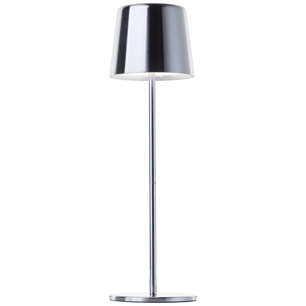 Xaana 37cm Nickel tragbare Von Brilliant - Mit der Touch-Dimmer-Funktion und der einstellbaren Farbtemperatur von Warmwei&szlig; bis Kaltwei&szlig; sorgt sie f&uuml;r eine angenehme Atmosph&auml;re im Innen- und Au&szlig;enbereich.