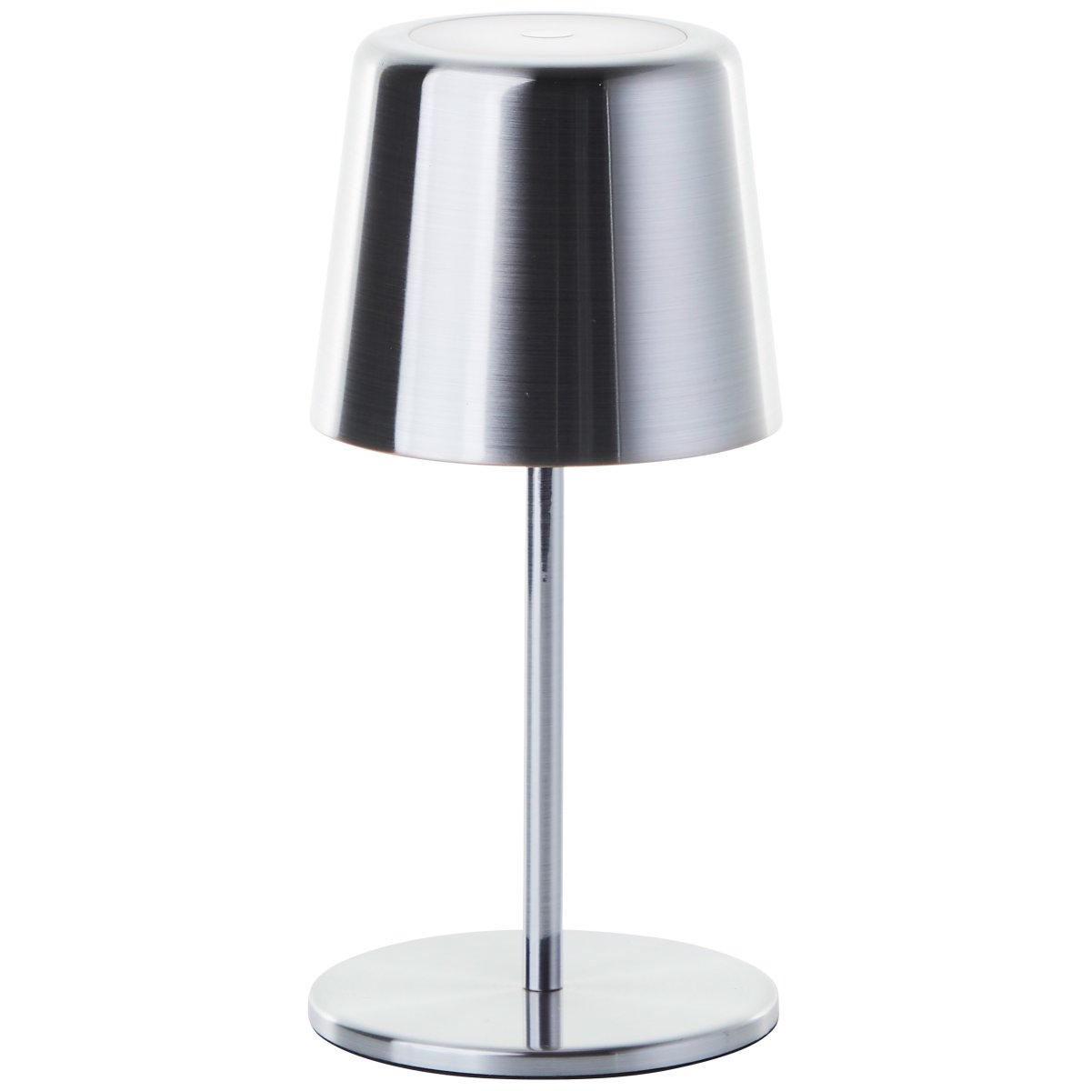 Xaana 37cm Nickel tragbare Von Brilliant - Mit der Touch-Dimmer-Funktion und der einstellbaren Farbtemperatur von Warmwei&szlig; bis Kaltwei&szlig; sorgt sie f&uuml;r eine angenehme Atmosph&auml;re im Innen- und Au&szlig;enbereich.