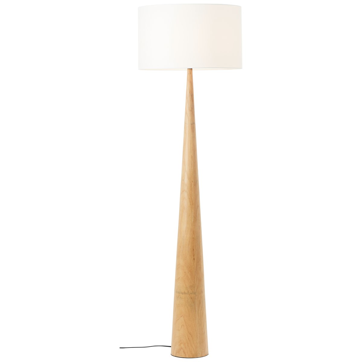 Kirou Holz stehlampe Von Brilliant - Die Kirou Stehleuchte ist eine elegante und moderne Beleuchtungslösung aus Holz, Metall und Textil.