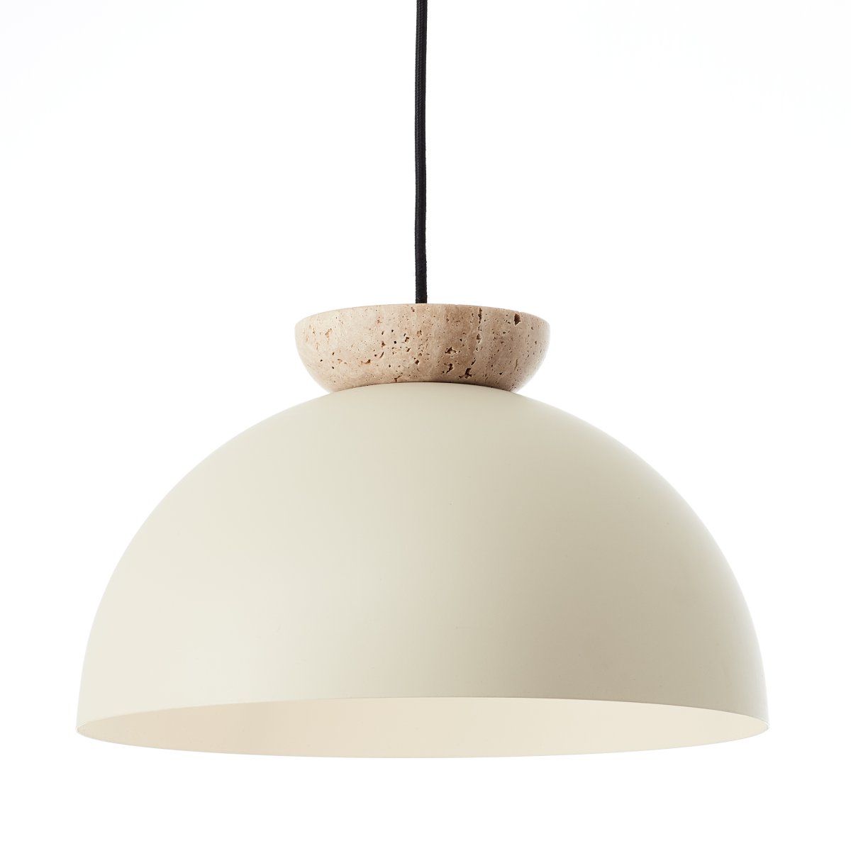 Nalam Ø35 Beige hängelampe Von Brilliant - Die stilvolle Deckenlampe Nalam verleiht Ihrem Zuhause eine moderne und luxuriöse Note.
