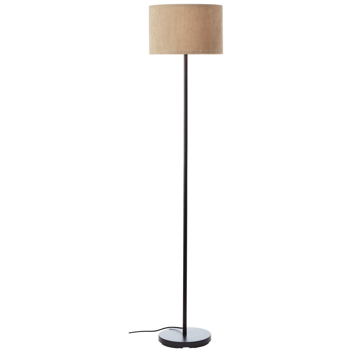 Tony Braun stehlampe Von Brilliant - Durch ihr schlichtes und zugleich modernes Design passt die Lampe zu den meisten Einrichtungsstilen und der gerippte Cordstoff verleiht ihr sowohl eine besondere Haptik als auch eine einzigartige Optik.