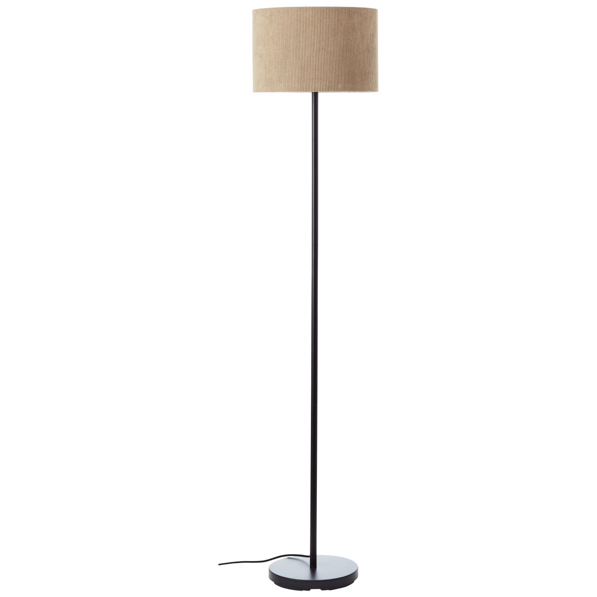 Tony Braun stehlampe Von Brilliant - Durch ihr schlichtes und zugleich modernes Design passt die Lampe zu den meisten Einrichtungsstilen und der gerippte Cordstoff verleiht ihr sowohl eine besondere Haptik als auch eine einzigartige Optik.