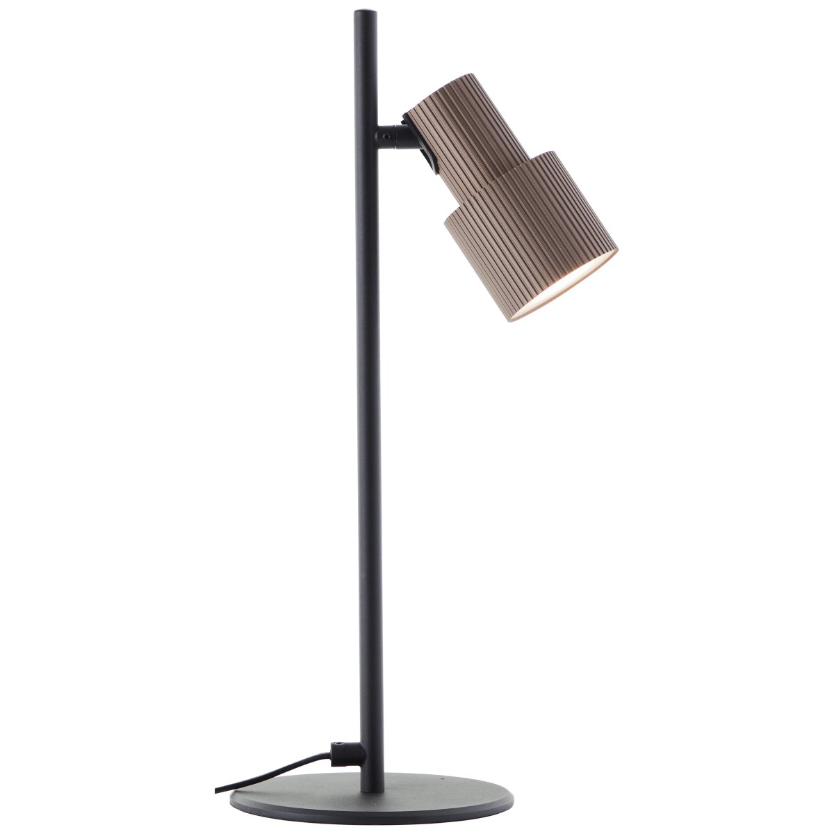 Cadiz 42cm Mattschwarz schreibtischlampe Von Brilliant - Die Tischlampe Cadiz ist eine moderne und stilvolle Lampe, die perfekt in alle zeitgenössischen Inneneinrichtungen passt.