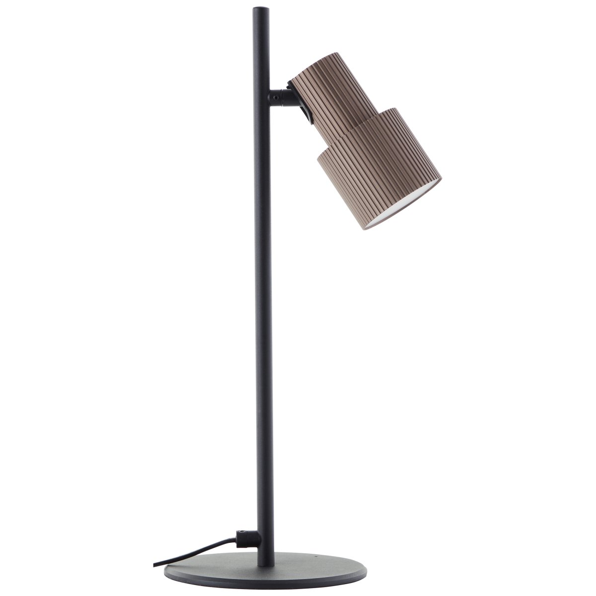 Cadiz 42cm Mattschwarz schreibtischlampe Von Brilliant - Die Tischlampe Cadiz ist eine moderne und stilvolle Lampe, die perfekt in alle zeitgenössischen Inneneinrichtungen passt.