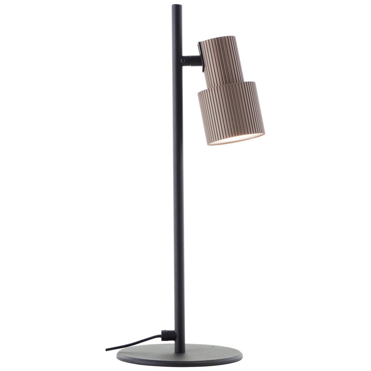 Cadiz 42cm Mattschwarz schreibtischlampe Von Brilliant - Die Tischlampe Cadiz ist eine moderne und stilvolle Lampe, die perfekt in alle zeitgenössischen Inneneinrichtungen passt.