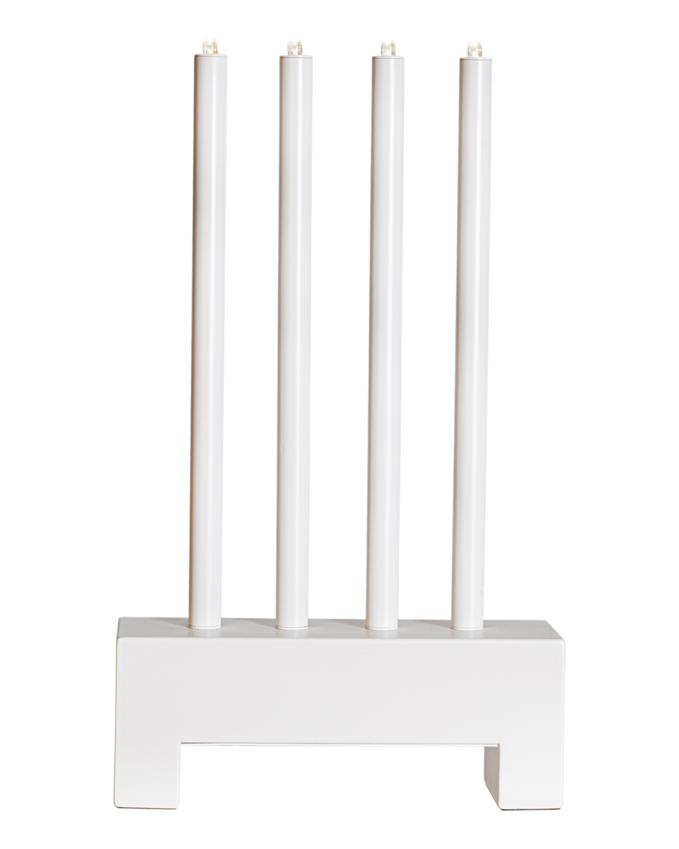 Twinkle Mattweiß Von By Rydéns - Mit einer H&ouml;he von 50 cm und einer L&auml;nge von 50 cm.
