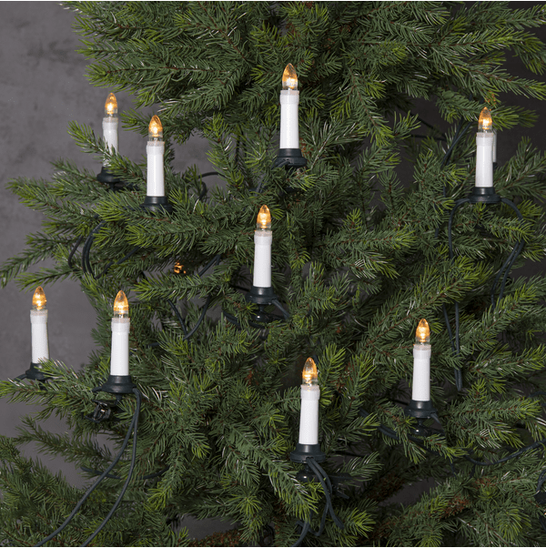 Olov 16LED Grün Von Star Trading - Doppel-LED-Weihnachtsbaumbeleuchtung mit 16 Lichtern f&uuml;r den Au&szlig;enbereich.