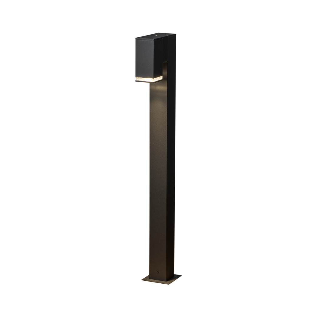 Pollux 100cm Schwarz pollarleuchten Von Konstsmide - Verleihen Sie Ihrem Garten oder Ihrer Terrasse mit dieser eleganten Pfostenleuchte aus schwarzem Aluminium eine moderne Note.