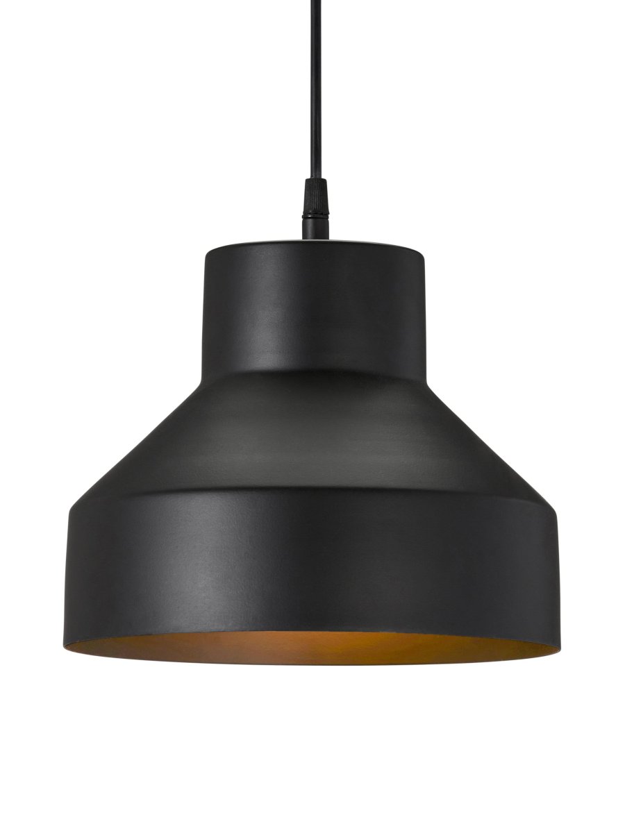 Solo Ø26 Schwarz hängelampe Von PR Home - Mattschwarzes Finish innen und außen.