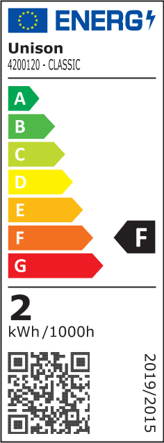 LED E27 Kugellampe 2W 2700K Transparent Von Unison - Perfekt f&uuml;r dekorative Leuchten und kleinere Lampen, bei denen Sie eine energieeffiziente und stimmungsvolle Beleuchtung w&uuml;nschen.
