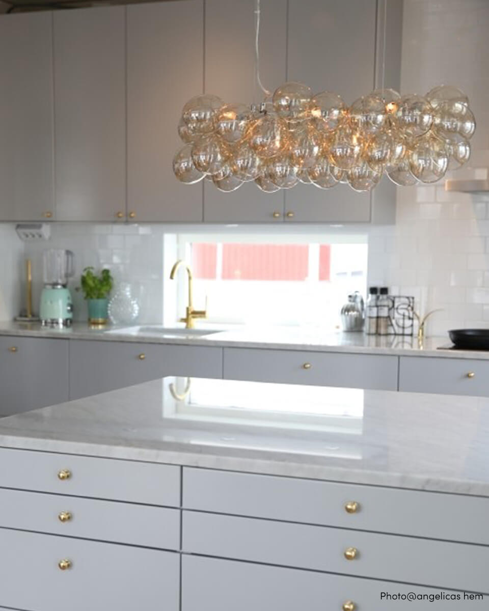 Gross Bar 80cm Bernstein hängelampe Von By Rydéns - Die L&auml;nge dieser Lampe betr&auml;gt 80 Zentimeter und die Kabell&auml;nge 120 Zentimeter, aber Sie k&ouml;nnen die Lampe h&ouml;her und tiefer stellen, damit sie in Ihr Zuhause passt.