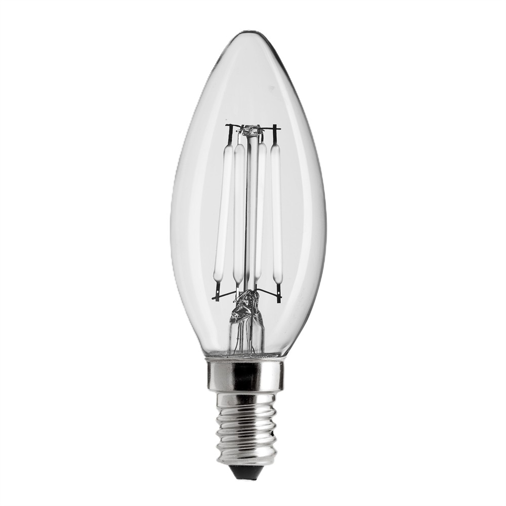 LED E14 Kruunukynttilälamppu 4W 2700K Dimmbar Transparent Von Unison - 