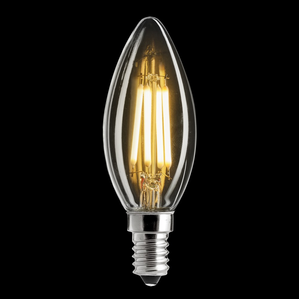 LED E14 Kruunukynttilälamppu 0,8W 2700K Dimmbar Von Unison - 