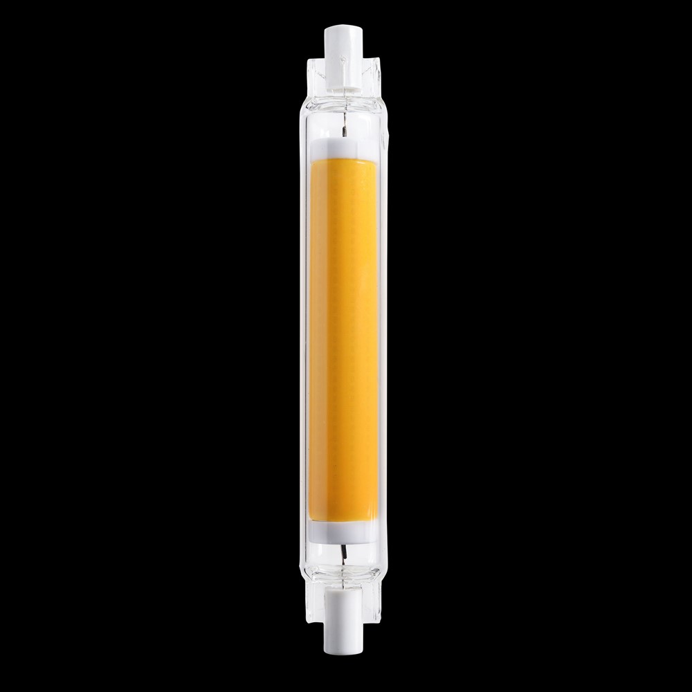 LED R7s 118mm 7,5W 3000K Dimmbar Transparent Von Unison - Mit seiner kompakten Gr&ouml;&szlig;e passt es perfekt in kleinere Leuchten und sorgt f&uuml;r eine angenehme Lichtatmosph&auml;re.