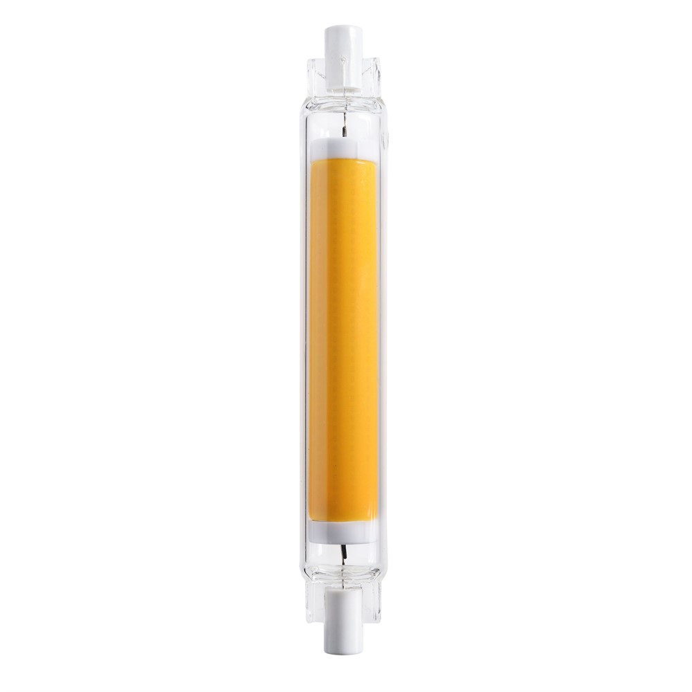 LED R7s 118mm 7,5W 3000K Dimmbar Transparent Von Unison - Mit seiner kompakten Gr&ouml;&szlig;e passt es perfekt in kleinere Leuchten und sorgt f&uuml;r eine angenehme Lichtatmosph&auml;re.