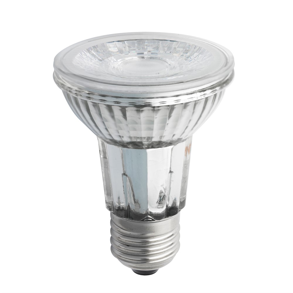 E27 LED PAR20 7W 2700K Dimmbar Transparent Von Unison - LED PAR20 E27 7W ist eine leistungsstarke und energieeffiziente Lichtquelle mit warmem Licht.
