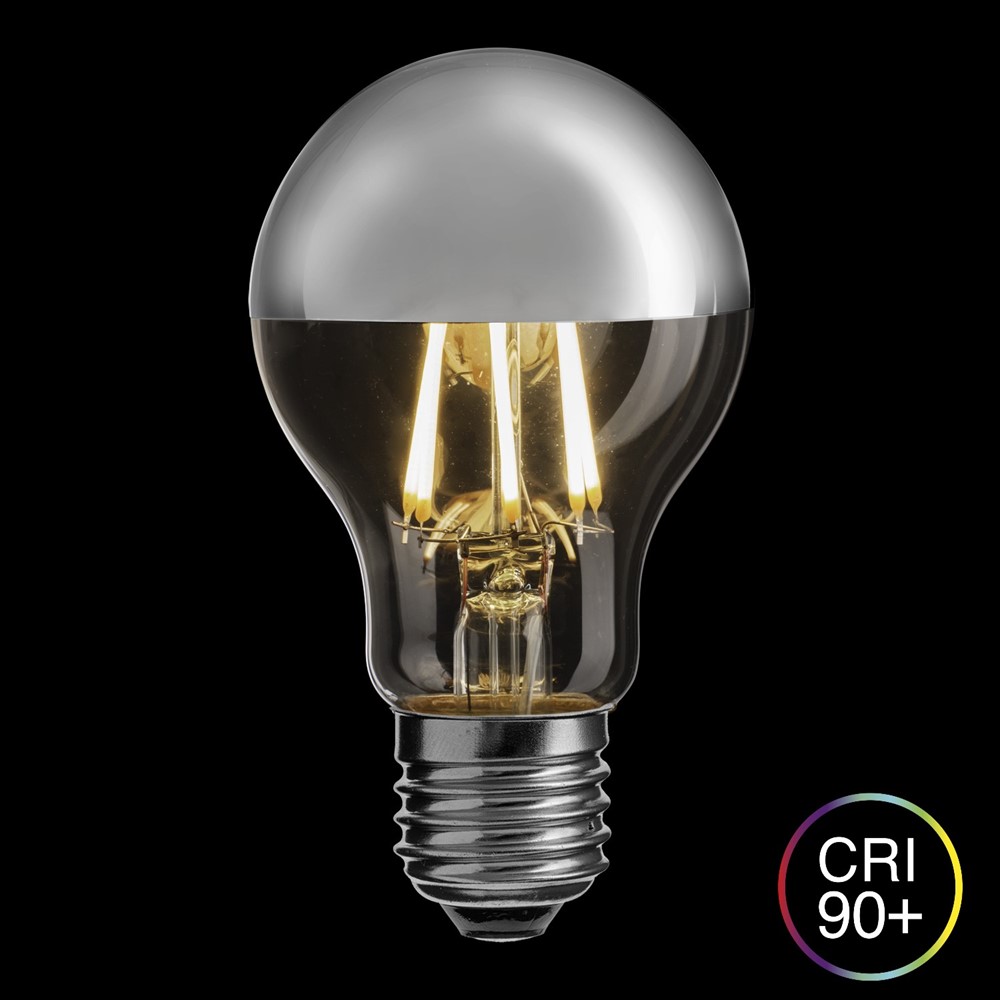 E27 Kopfverspiegelte 6W 2700K Dimmbar Transparent Von Unison - Es ist dimmbar, sodass Sie die Lichtst&auml;rke nach Bedarf anpassen k&ouml;nnen, und verf&uuml;gt &uuml;ber einen CRI (Farbwiedergabeindex) von &uuml;ber 90, was eine hervorragende Farbwiedergabe gew&auml;hrleistet.