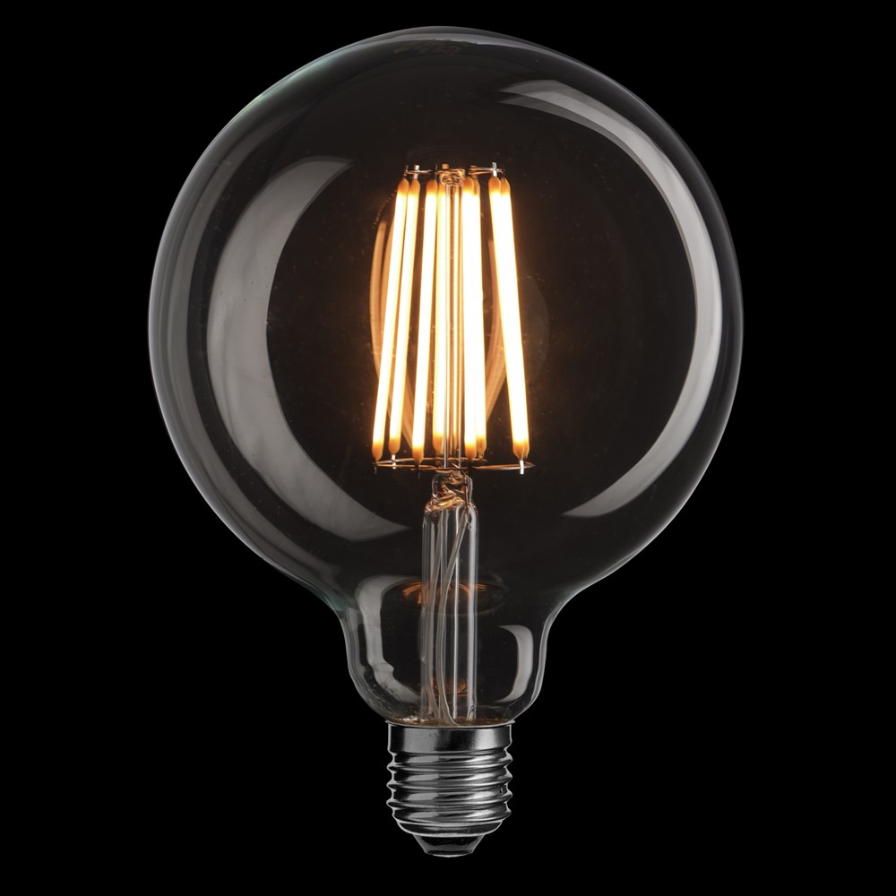 E27 Globuslampe 2W 2200K Dimmbar Transparent Von Unison - Verbessern Sie Ihre Beleuchtung mit der UNI-LEDISON XL Globe 125 mm klar E27, einer stilvollen 2-W-LED-Lichtquelle.