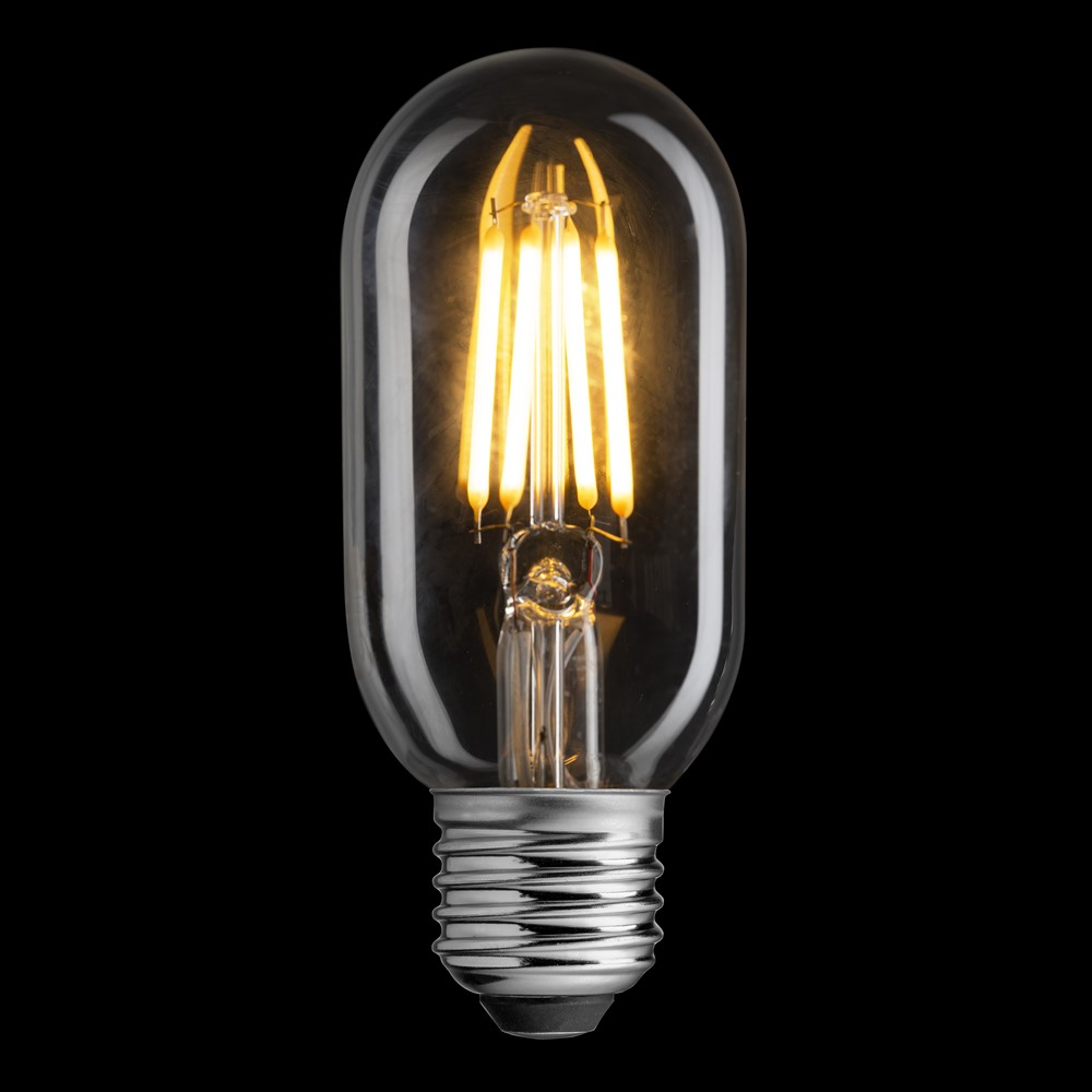 E27 sensor 4W 2200K Transparent Von Unison - Ausgestattet mit einer Sensorfunktion passt sich das Licht automatisch den Umgebungslichtverh&auml;ltnissen an und spart so Energie und sorgt f&uuml;r Komfort.
