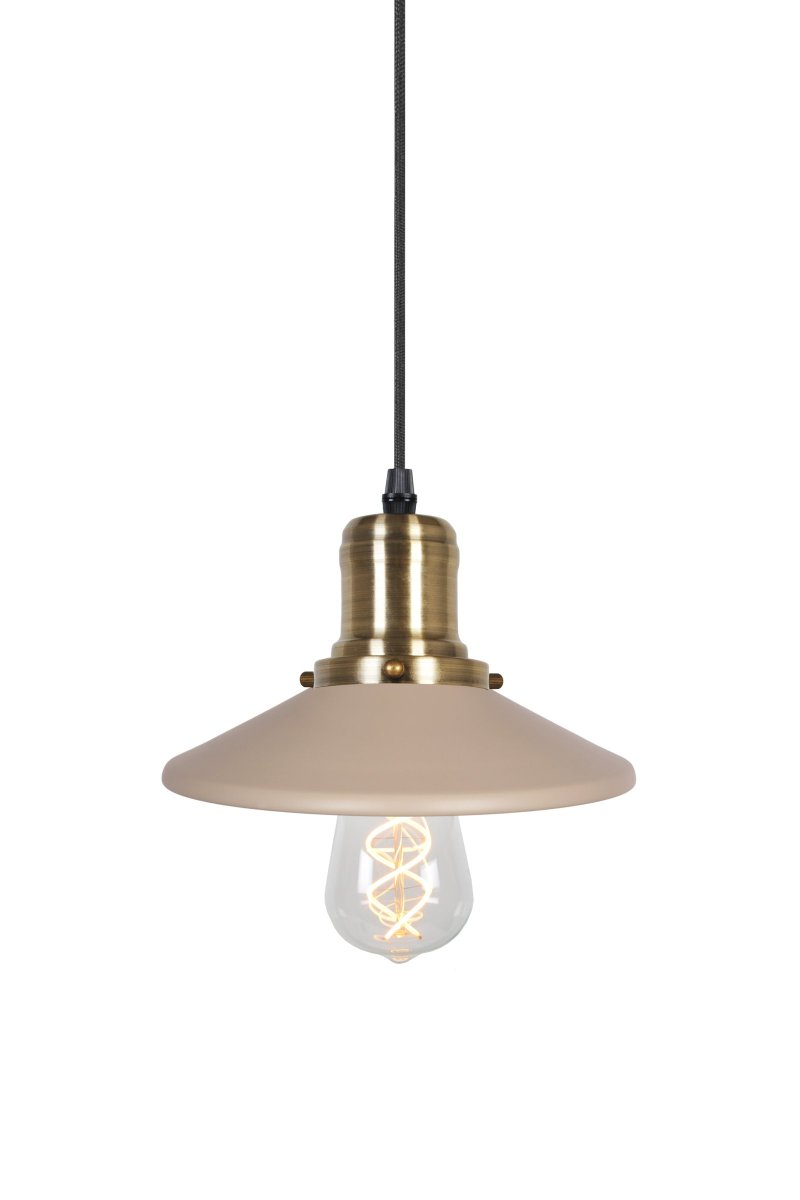 Disc Ø22 Beige fensterlampe Von Globen Lighting - Disc ist eine charmante Schusterlampe im Stil der Jahrhundertwende.