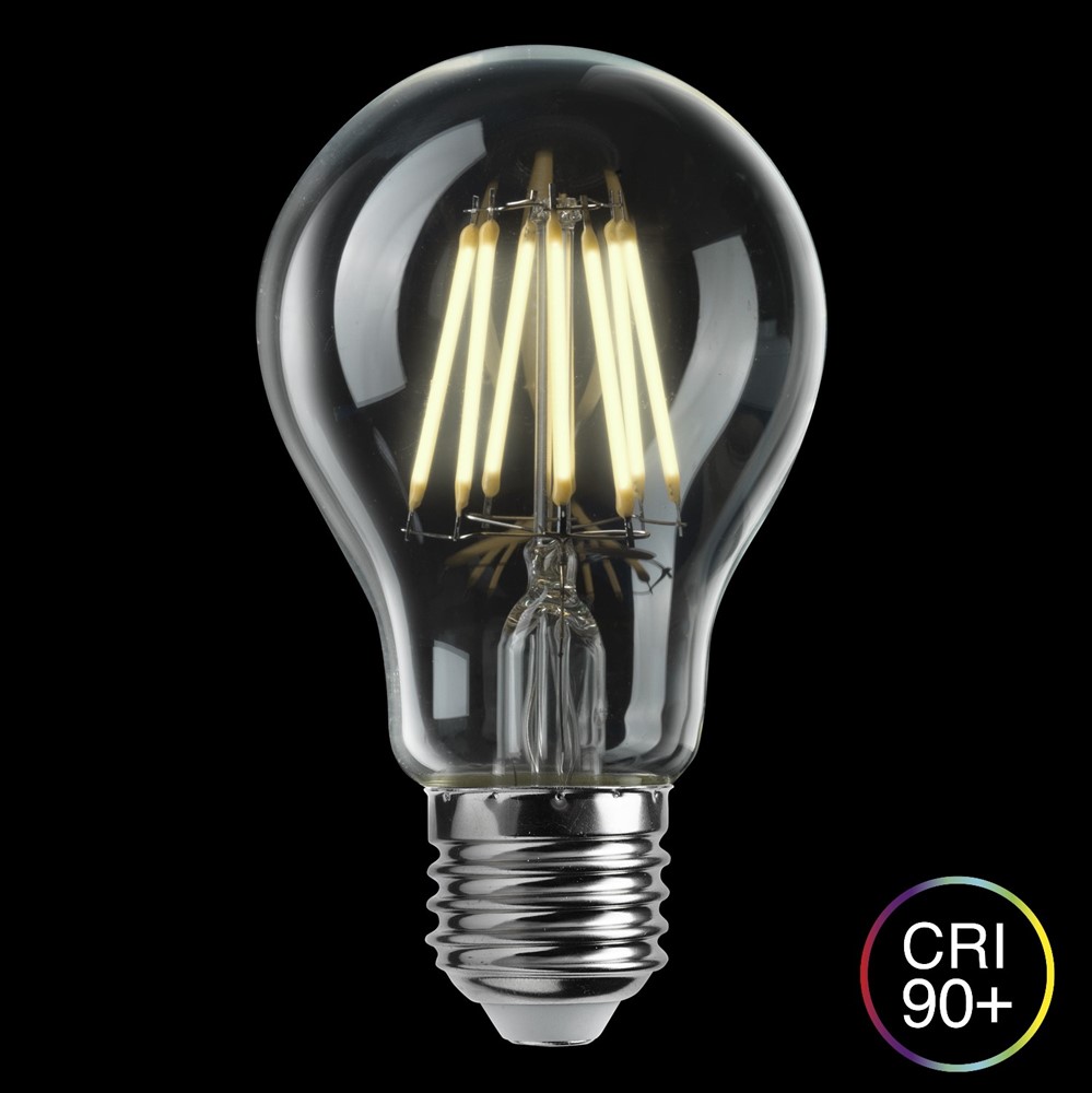 E27 normal 8W 2700K Dimmbar Transparent Von Unison - Die normale, klare E27-Lichtquelle von UNI-LEDISON mit einer Leistung von 8 W und einem warmen Licht von 2700 K ist eine dimmbare Lichtquelle, die f&uuml;r eine komfortable und flexible Beleuchtung sorgt.