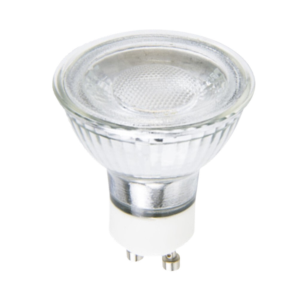 GU10 LED 5W 3000K Dimmbar Von Unison - Dimmbare GU10-Lichtquelle auf 5 W mit 400 lm und 3000 K warmwei&szlig;em Licht.