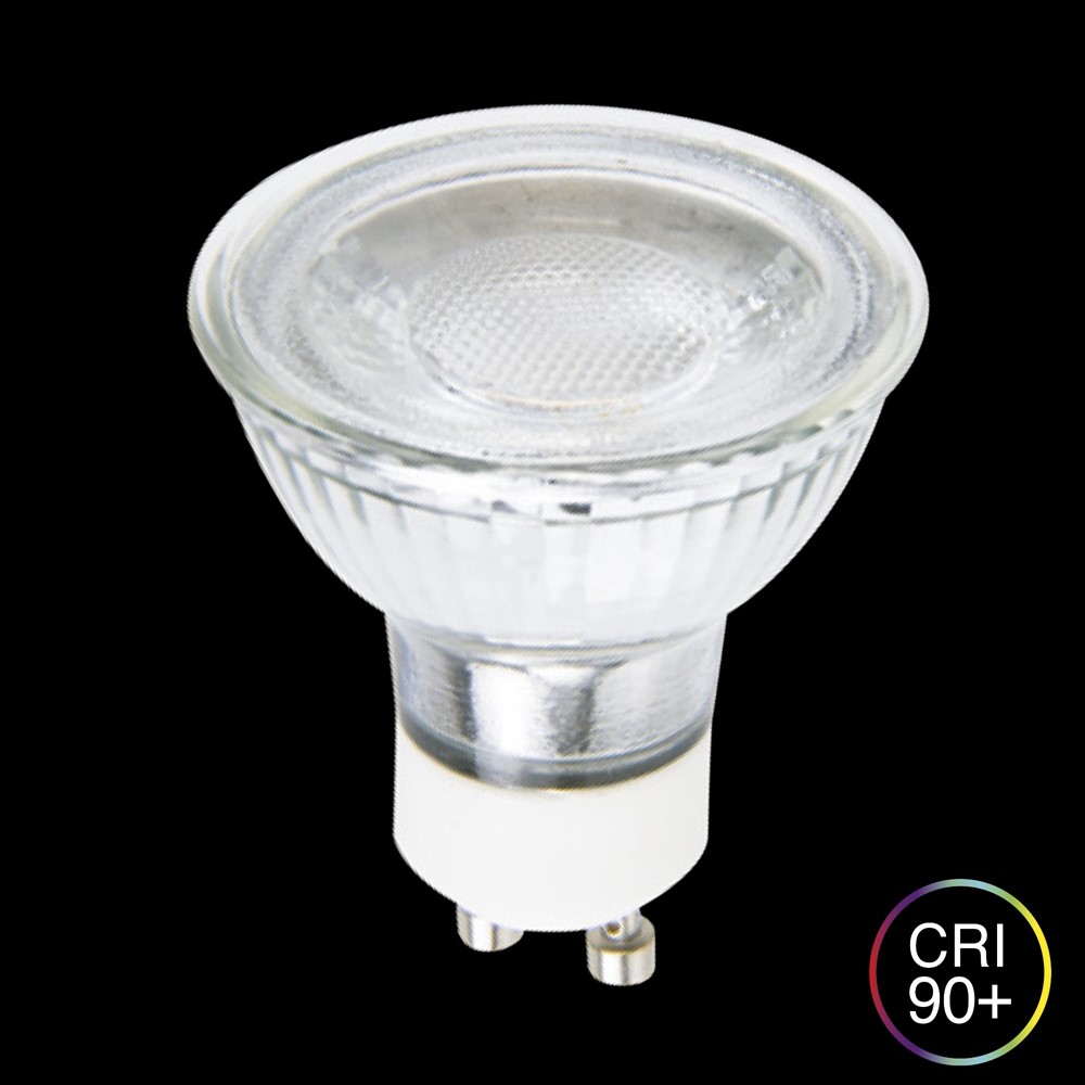 GU10 LED 5W 3000K Dimmbar Von Unison - Dimmbare GU10-Lichtquelle auf 5 W mit 400 lm und 3000 K warmwei&szlig;em Licht.
