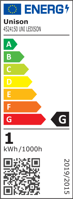 E14 Birnenlampe 1,2W 2200K Dimmbar Transparent Von Unison - Diese P&auml;ron-LED-Lampe mit klarem E14-Sockel hat eine Leistung von 1,2 W und eine Farbtemperatur von 2200 K.