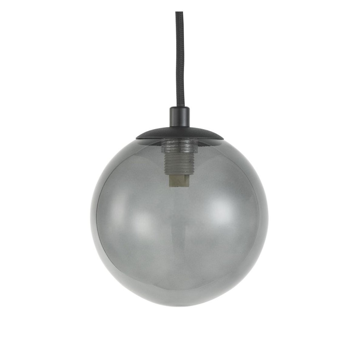 Zoombild von Como Ø12 Rauchfarben fensterlampe Von Oriva - Durch das getönte Glas entsteht ein angenehmes und weiches Licht, das nicht blendet, wodurch die Leuchte ideal geeignet ist, um eine stimmungsvolle Atmosphäre zu schaffen.