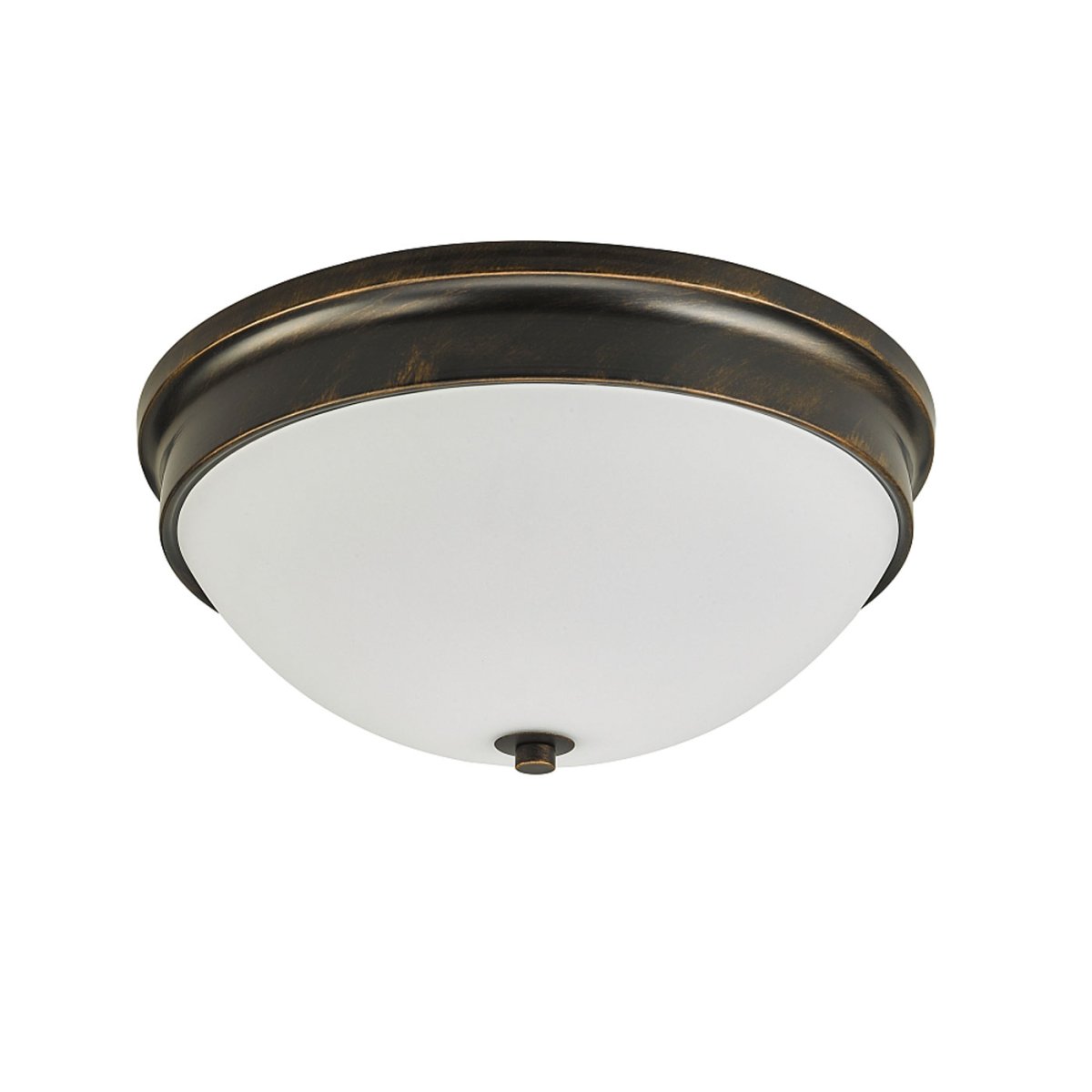 Zoombild von Balder Ø32 Schwarzes Gold deckenleuchte Von Oriva - Mit ihrem antik inspirierten Rahmen in Schwarz-Gold-Optik und dem wei&szlig;en Glasdiffusor spendet sie ein weiches und angenehmes Licht, das sich perfekt in jeden Raum einf&uuml;gt.