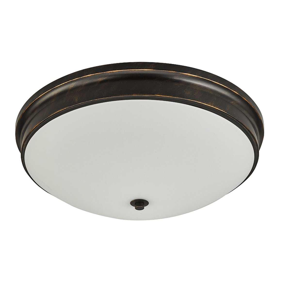 Zoombild von Balder Ø40 Schwarzes Gold deckenleuchte Von Oriva - Mit ihrem antik inspirierten Rahmen in Schwarz-Gold-Optik und dem wei&szlig;en Glasdiffusor spendet sie ein weiches und angenehmes Licht, das sich perfekt in jeden Raum einf&uuml;gt.