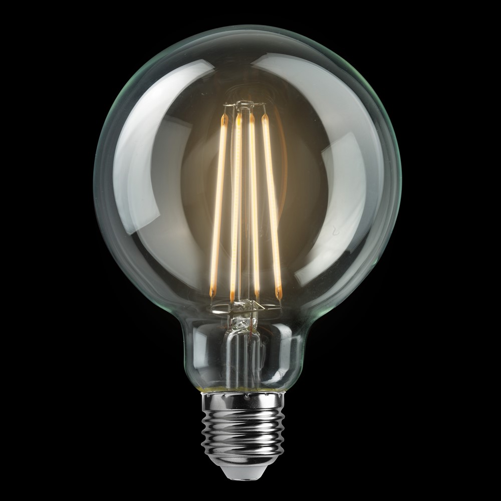 E27 7W 2200K 3-stufig dimmbar Transparent Von Unison - Durch die 3-stufige Dimmfunktion und Memory-Funktion l&auml;sst sich die Helligkeit ganz einfach anpassen und so in jedem Raum die passende Atmosph&auml;re schaffen.