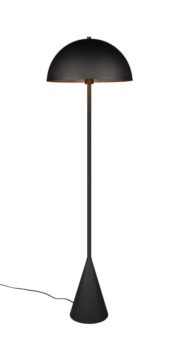 Alfie Schwarz stehlampe Von Trio Lighting - Dank des minimalistischen Designs und der mattschwarzen Oberfl&auml;che f&uuml;gt sich Alfie problemlos in zahlreiche Einrichtungsstile ein und wird gleichzeitig zu einem dekorativen Lichtobjekt.