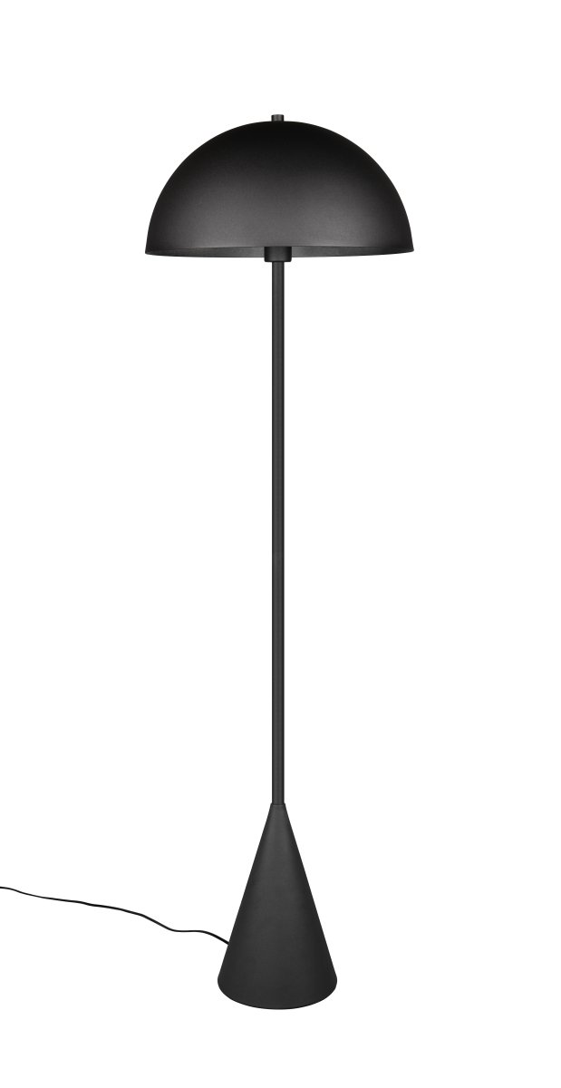 Alfie Schwarz stehlampe Von Trio Lighting - Dank des minimalistischen Designs und der mattschwarzen Oberfl&auml;che f&uuml;gt sich Alfie problemlos in zahlreiche Einrichtungsstile ein und wird gleichzeitig zu einem dekorativen Lichtobjekt.