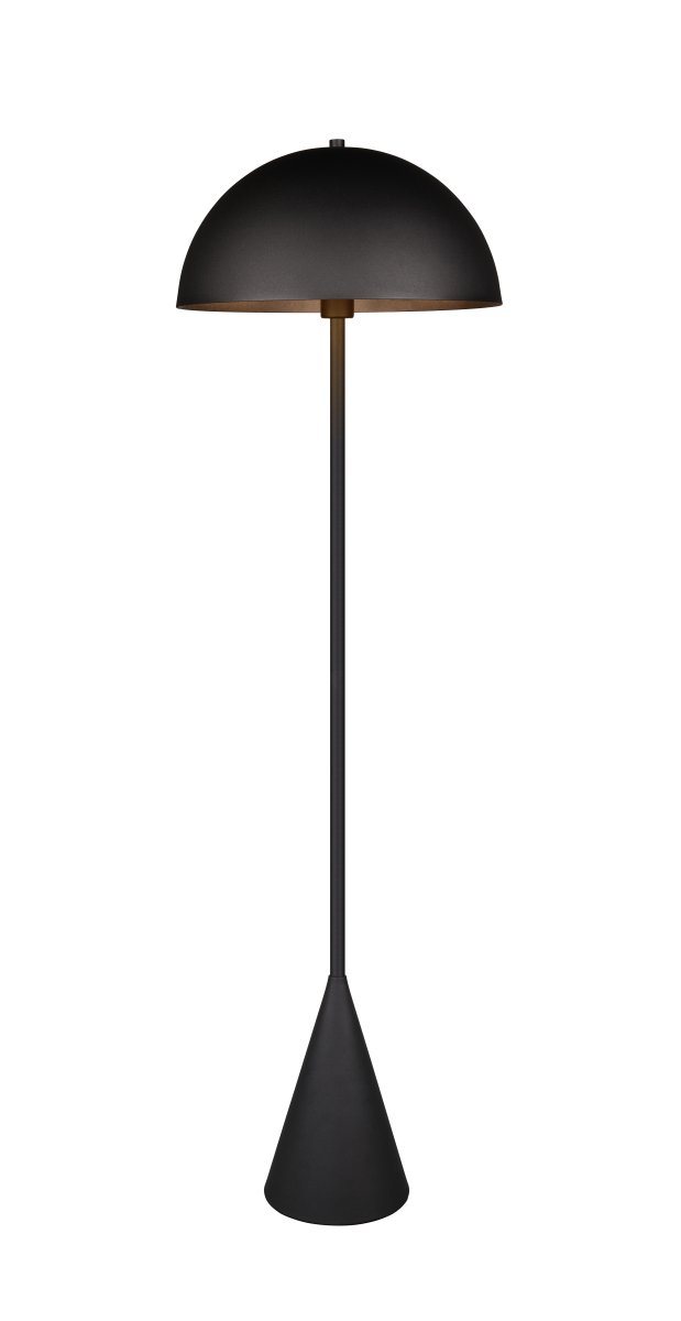 Alfie Schwarz stehlampe Von Trio Lighting - Dank des minimalistischen Designs und der mattschwarzen Oberfl&auml;che f&uuml;gt sich Alfie problemlos in zahlreiche Einrichtungsstile ein und wird gleichzeitig zu einem dekorativen Lichtobjekt.
