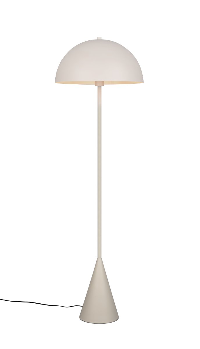 Alfie Grau stehlampe Von Trio Lighting - Dank seines minimalistischen Designs und der warmen grauen Oberfläche fügt sich Alfie problemlos in eine Vielzahl von Einrichtungsstilen ein und ist gleichzeitig ein eigenständiges dekoratives Lichtobjekt.