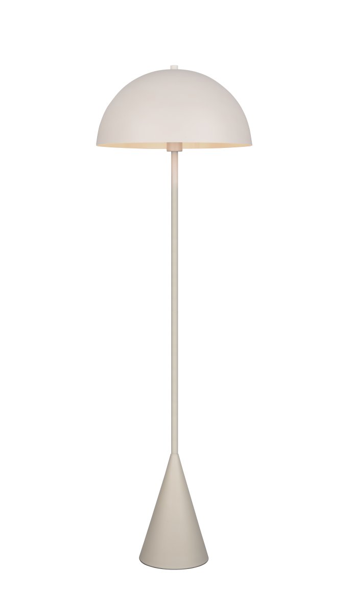 Alfie Grau stehlampe Von Trio Lighting - Dank seines minimalistischen Designs und der warmen grauen Oberfläche fügt sich Alfie problemlos in eine Vielzahl von Einrichtungsstilen ein und ist gleichzeitig ein eigenständiges dekoratives Lichtobjekt.