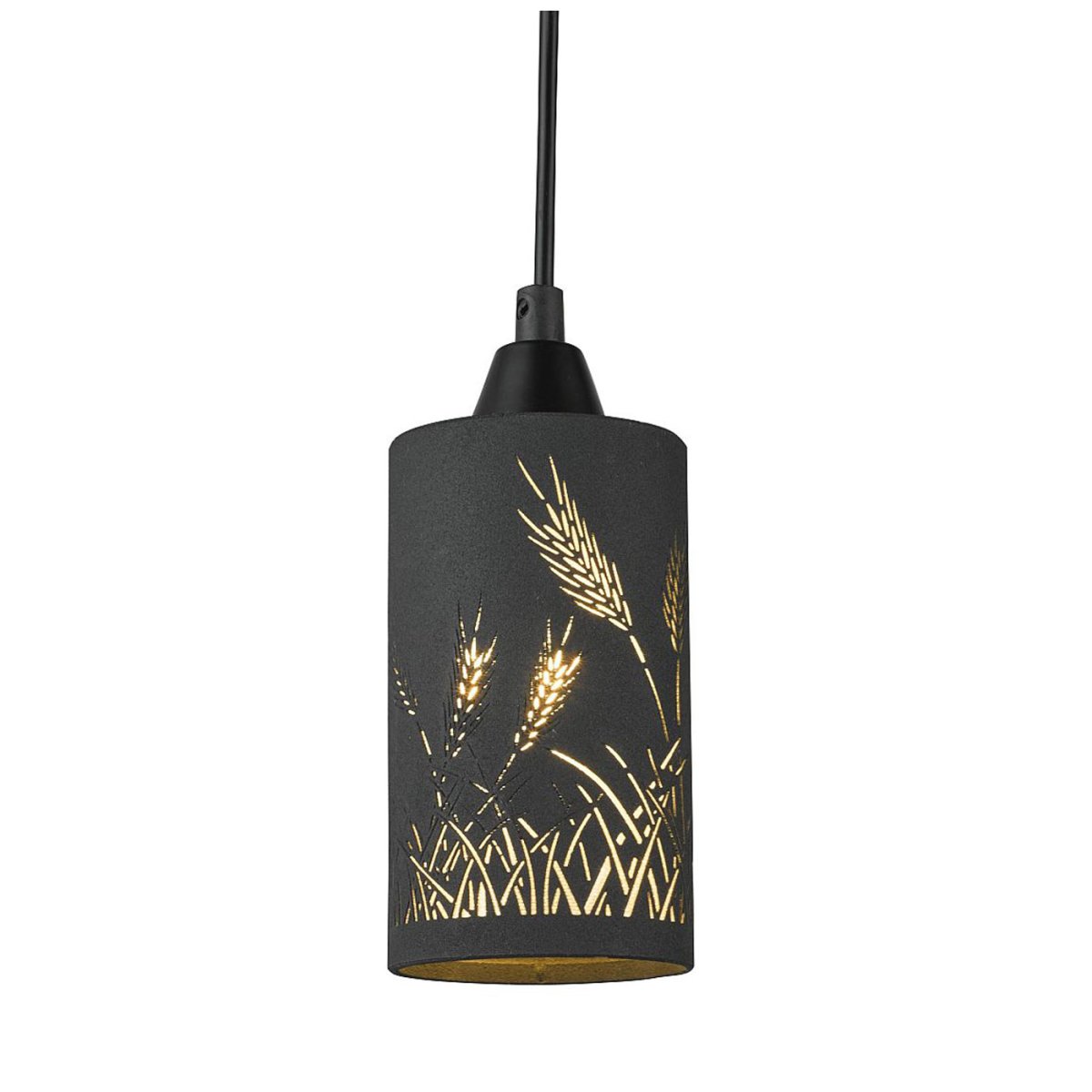 Ax Ø8 Schwarz fensterlampe Von Oriva - Die schwarze Oberfl&auml;che in Kombination mit dem warmen Schein vermittelt ein subtiles, aber wirkungsvolles Gef&uuml;hl, perfekt, um in jeder K&uuml;che, jedem Esszimmer oder Wohnzimmer eine stimmungsvolle Atmosph&auml;re zu schaffen.