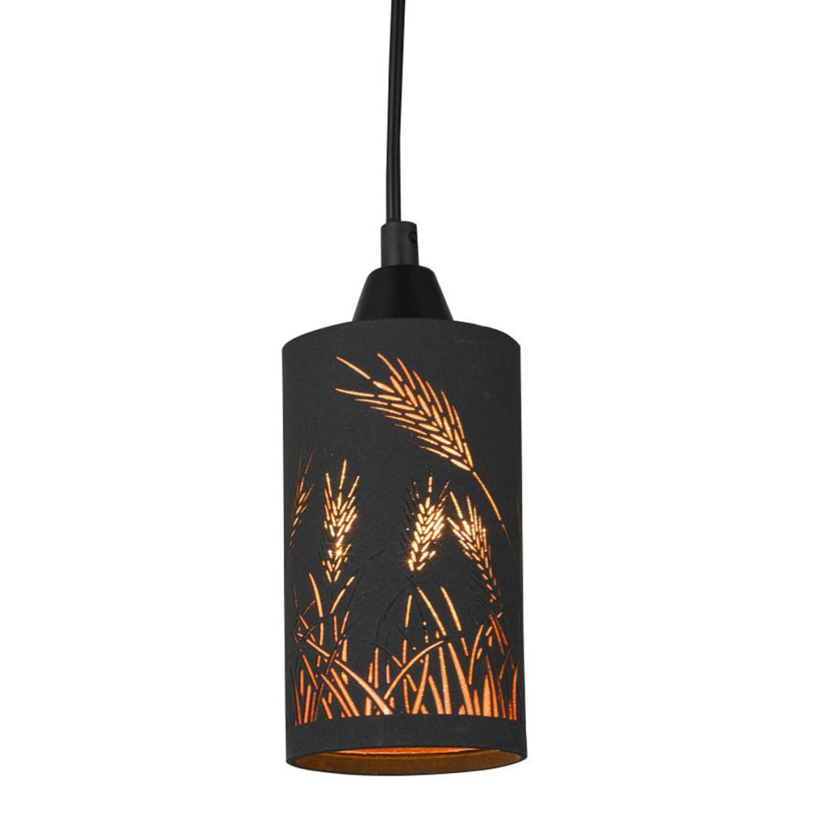 Ax Ø8 Schwarz/Gold fensterlampe Von Oriva - Die schwarze Oberfl&auml;che in Kombination mit der goldfarbenen Innenseite vermittelt ein subtiles, aber wirkungsvolles Gef&uuml;hl, perfekt, um in der K&uuml;che, im Esszimmer oder im Wohnzimmer eine stimmungsvolle Atmosph&auml;re zu schaffen.
