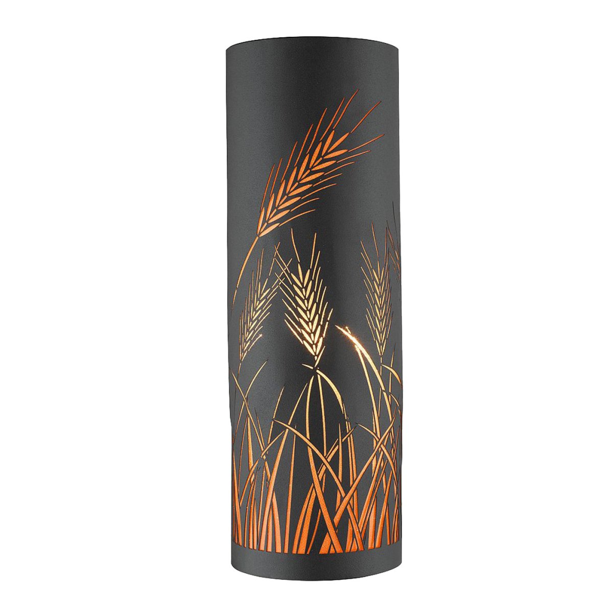 Zoombild von Ax 30cm Schwarz/Gold tischlampe Von Oriva - Beim Einschalten der Lampe verbreitet sich ein warmer und angenehmer Schein, der eine ruhige und einladende Atmosph&auml;re schafft.