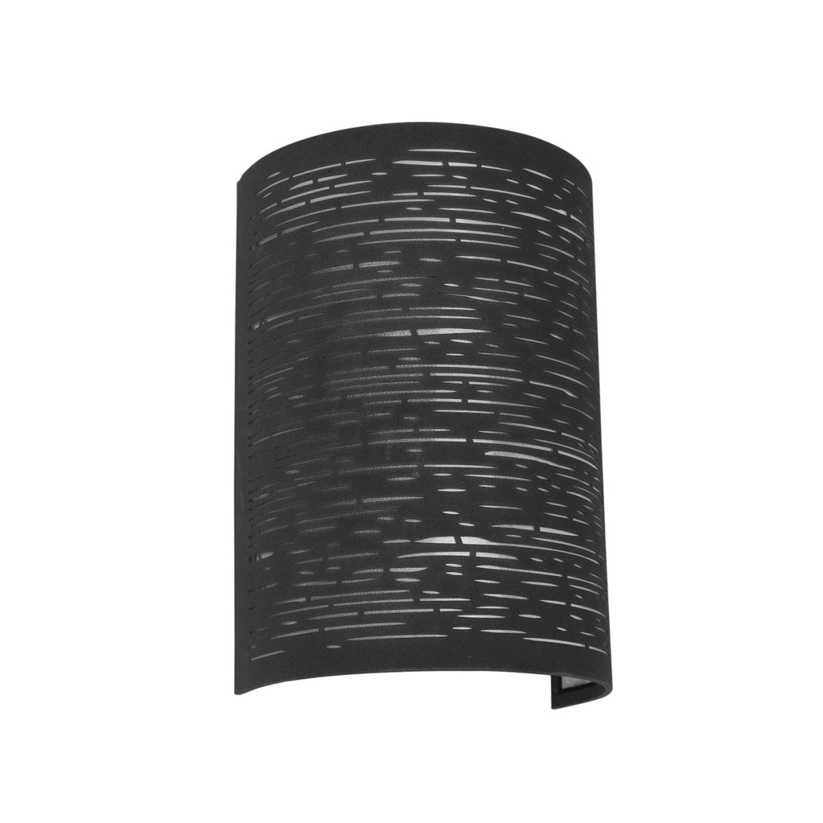 Candy 22cm Schwarz wandlampe Von Oriva - Durch das eindringende Licht entsteht ein schönes Schatten- und Lichtspiel, welches dem Raum eine angenehme und stimmungsvolle Atmosphäre verleiht.