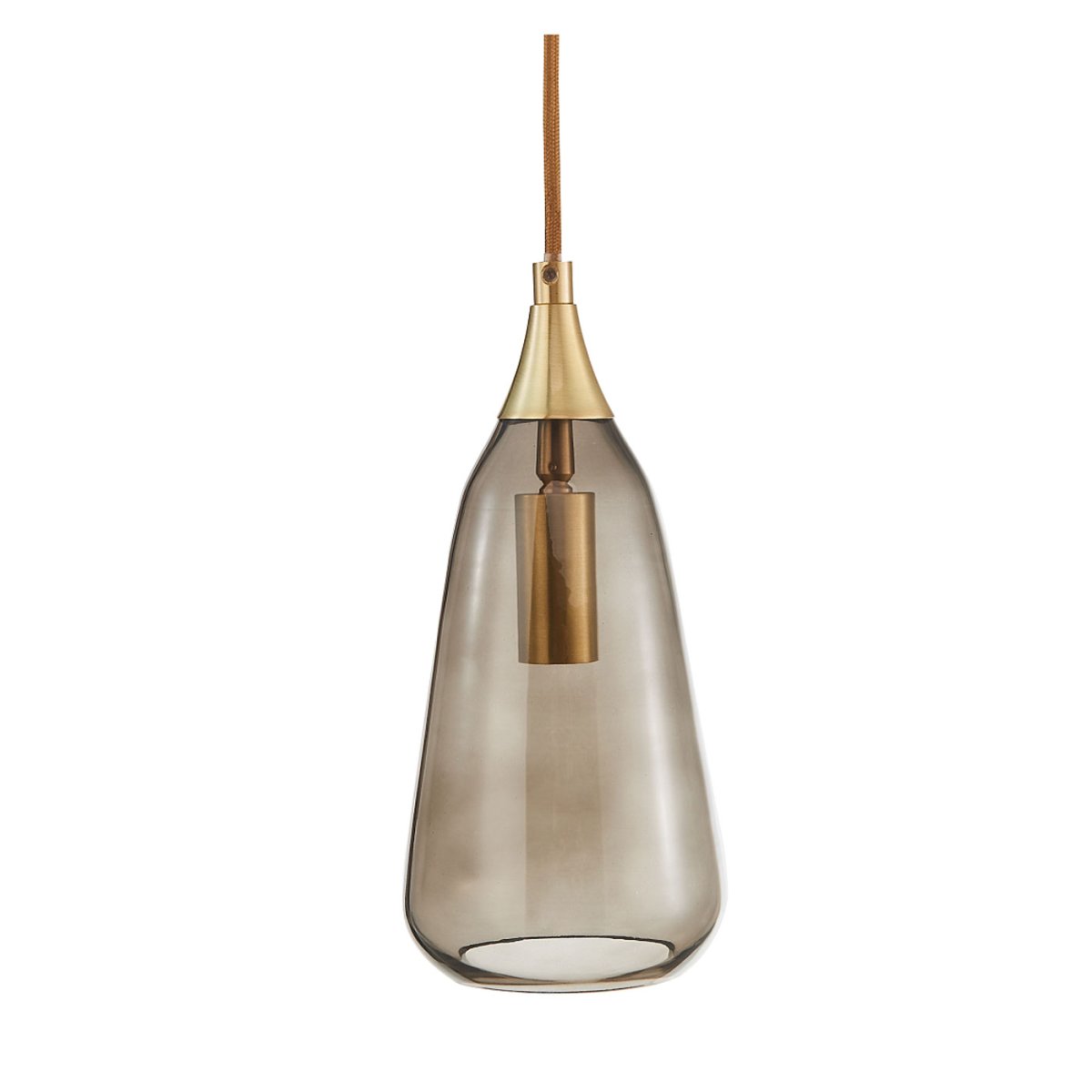 Luna Ø12 Rauchfarben fensterlampe Von Oriva - Das minimalistische Design der Lampe sorgt dafür, dass sich das Licht wunderbar durch das Glas ausbreitet und eine warme und einladende Atmosphäre schafft.