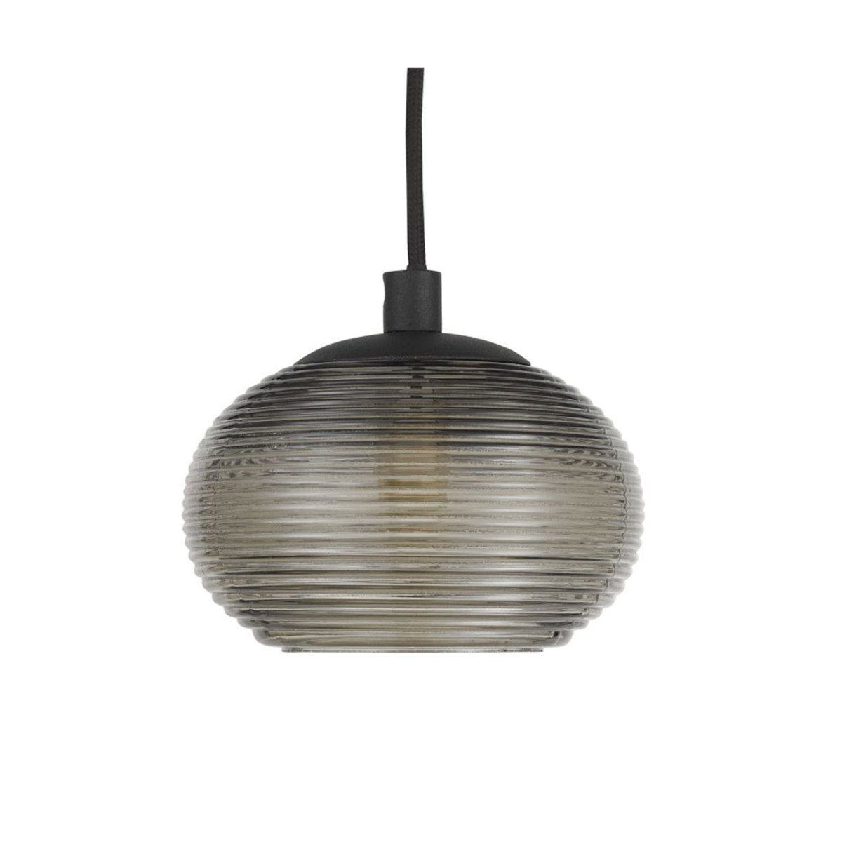 Nova Ø12 Rauchfarben fensterlampe Von Oriva - Das Rauchglas der Lampe verbreitet ein weiches Licht und die schwarzen Details sorgen f&uuml;r einen robusten und modernen Ausdruck.