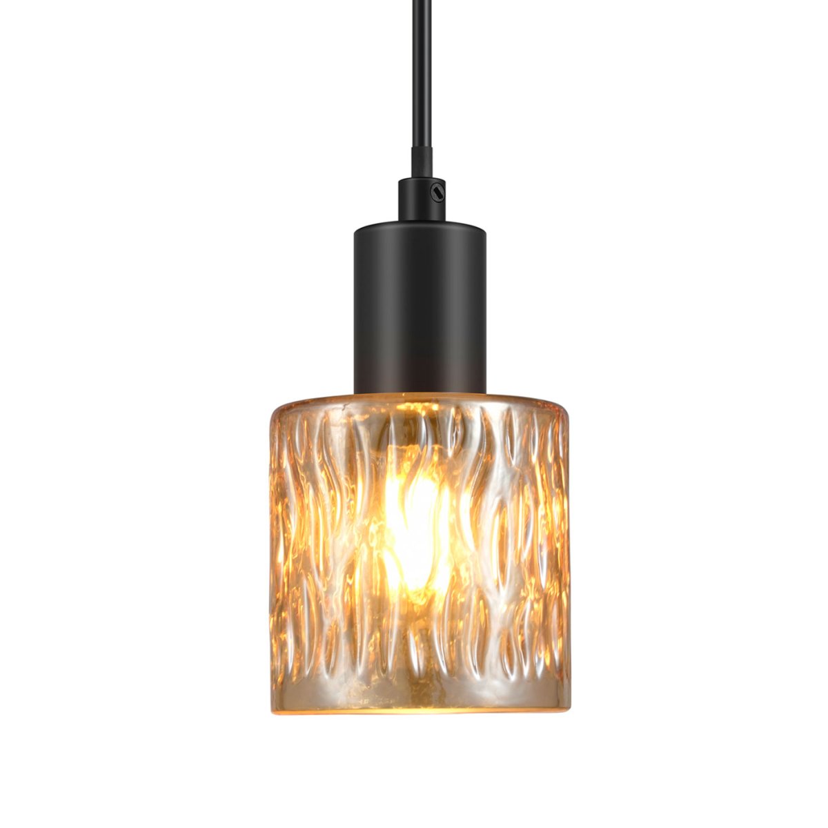 Julia Ø8 Bernstein fensterlampe Von Oriva - Das bernsteinfarbene Glas verbreitet einen warmen und einladenden Schein, der eine stimmungsvolle Atmosphäre in Ihrem Zuhause schafft.