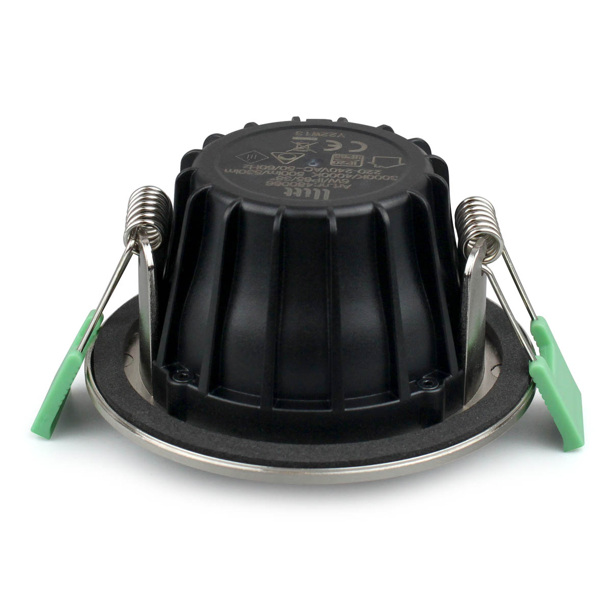 Sanna 230V 3000-4000K Gebürsteter Stahl Von Llitt - Dieser Strahler bietet eine Helligkeit von etwas &uuml;ber 520 Lumen und eine einstellbare Farbtemperatur von 3000 K/4000 K.