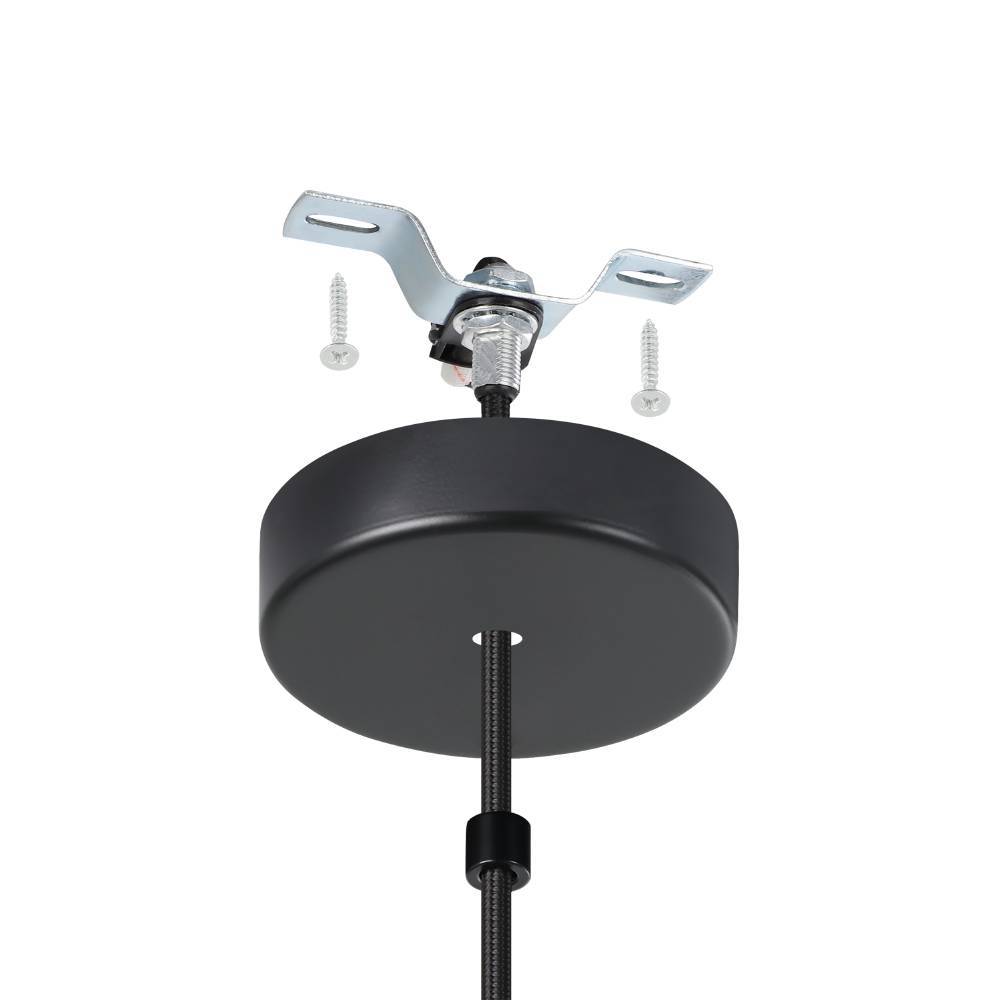Truro Ø20 Schwarz hängelampe Von Eglo - Durch das minimalistische Design lässt sich die Lampe problemlos mit verschiedenen Einrichtungsstilen kombinieren und verleiht dem Raum einen Hauch von industriellem Charme und Wärme.