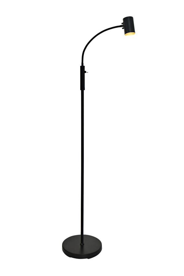 Hugin Schwarz stehlampe Von Aneta Lighting - Vorteilhaft kombinierbar mit unseren anderen Leuchten aus der Hugin-Familie.