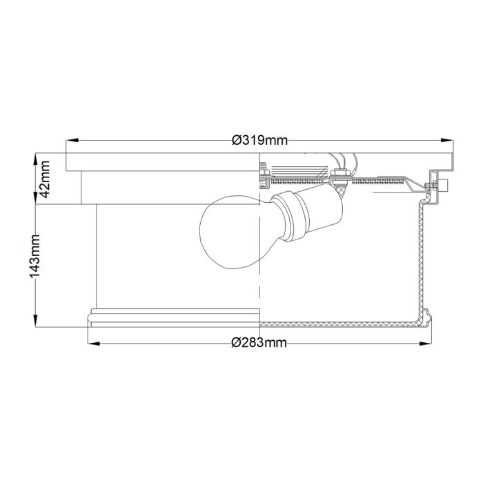 Payne Ø32 Chrom badezimmerlampe Von Elstead Lighting - Mit der Schutzart IP44 ist die Lampe gegen Feuchtigkeit und Spritzwasser geschützt und eignet sich daher ideal für die Platzierung im Badezimmer, um eine stilvolle und praktische Beleuchtung zu bieten.