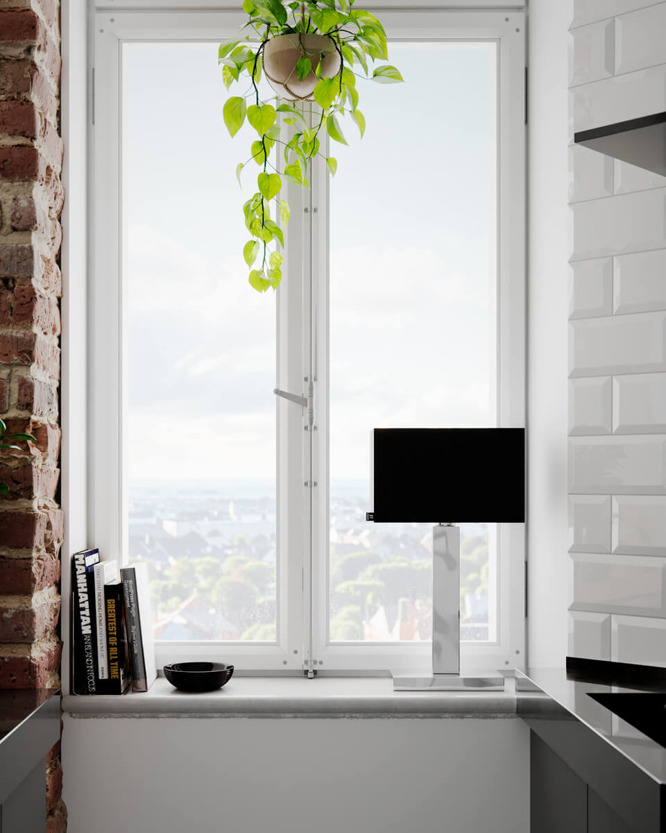 Prime 47cm Chrom tischlampe Von By Rydéns - Entdecken Sie die M&ouml;glichkeiten der Tischleuchte Prime aus Metall mit Stoffschirm und sorgen Sie mit ihrem eleganten Design und der dezenten Beleuchtung f&uuml;r einen bezaubernden Effekt in Ihrem Fenster.